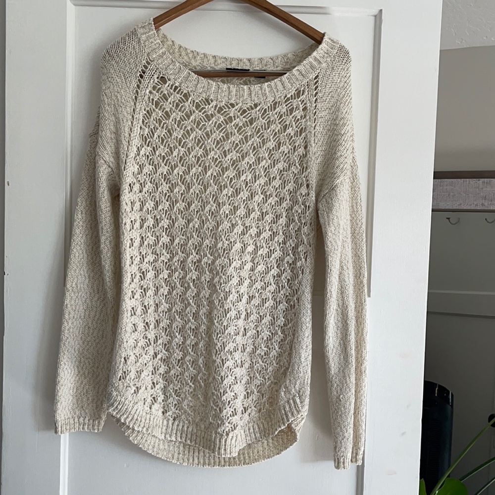 Cream Tribal sweater